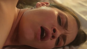 Interracial sex-Petite latina with tight pussy fucks her ebony husband after work