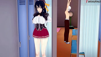 Akeno give me a great blowjob surprise | 4 | HS DXD NTR Madness 10 | Full movie on Sheer &amp_ PTRN: Fantasyking3