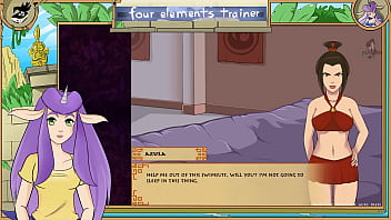 Avatar the last Airbender Four Elements Trainer Part 48 Licking azula'_s pussy