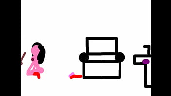 stickman animation: gloryhole surprise in the bathroom