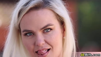 Big boobed blonde neglected MILF Slimthick Vic masturbating