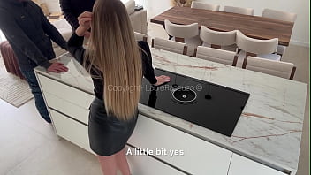 MILF franç_aise baisé_e par 2 ouvriers &ndash_ double faciale!
