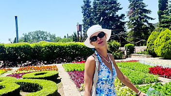 Visiting a castle in beatiful sea promenade town holiday VLOG