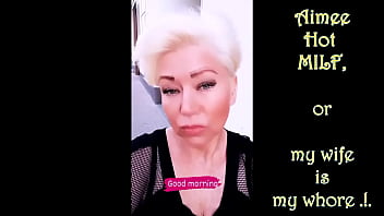 Brutal games with the cunt and throat of my curvy mature whore...))