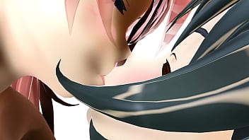 Sexy Gals Kanon and Aria Ero Nude Dance - Killer Lady MMD by Tsunpai