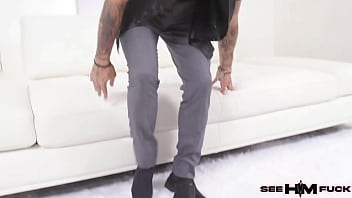 Jade&rsquo_s Tongue Fucks Eden&rsquo_s Asshole While She Strokes His Monster Dick!