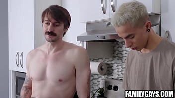 Stepdad teaching stepson how to be a man