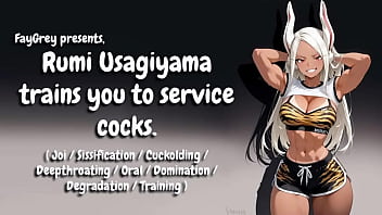 [FayGrey] [Rumi Usagiyama trains you to service cocks] (Joi Sissification Cuckolding Deepthroating Oral Domination Degradation Training)