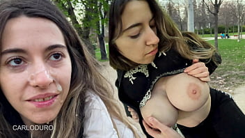 Safira Yakkuza Cumwalk in the park, public flashing, public toilet, facial cumshot [full vid available] - Carlo Duro