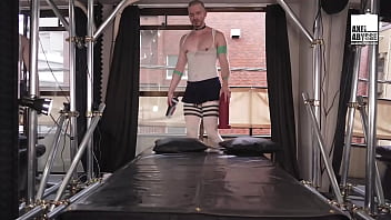 Kinky Axel Abysse Stretches Hole With Monster Dildo