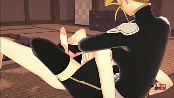 Kikoru'_s Wild Ride: Mina Ashiro'_s Futanari Footjob and Fuck in Kaiju N8 Hentai - Asian Japanese Manga Anime Hentai 3D Porn