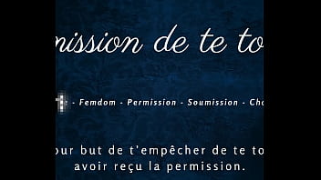 Permission de te toucher - French audio JOI edging