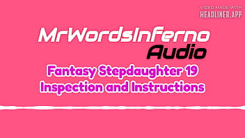 AUDIO - M4F - Fantasy Stepdaughter Inspection and Instruction