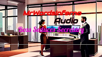 Boss Seduces Emma for Promotion - Audio