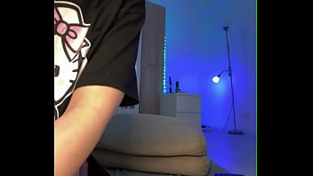 Sucking dildo and anal balls fucking