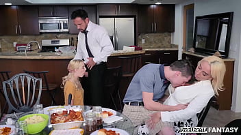 Step Family Dinner - Kenna James, Kylie Kingston, Johnny Castle, Rion King