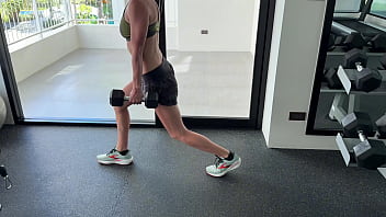 gym workout. next workout will be naked!