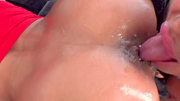 Nasty Rimmming Luna destroys Chloe'_s asshole with her tongue