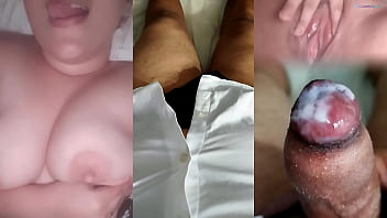 Vi minha ex se masturbando e deixando sua bucetinha apertadinha toda molhadinha e fui bater uma punheta no pinto pequeno