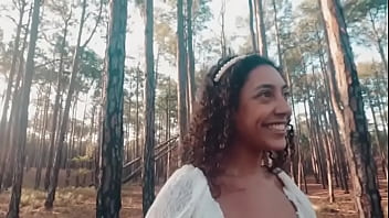 Natural Tits Latina Cinderela got filled at public park - Nati Roza