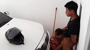 While she&#039_s tied up, I fuck her tight pussy