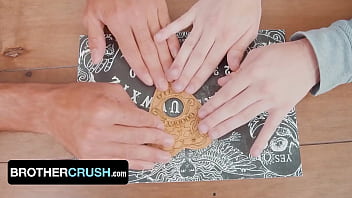 BrotherCrush - Big Stepbro Amone Bane Dares Dakota Lovell And Gets Surprised By His Huge Cock