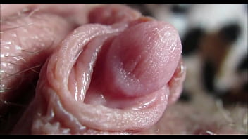 Huge clitoris rubbing and jerking orgasm