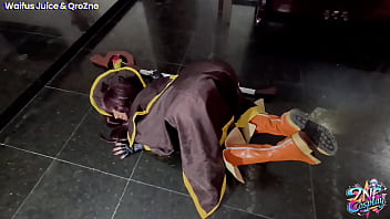 ZNE COSPLAY - MEGUMIN from KONOSUBA ft. Waifus Juice &amp_ QroZne [FREE SCENE]