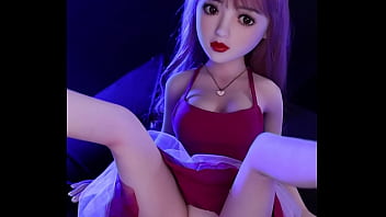 Beautiful horny sex doll with sweet face and sexy outfit