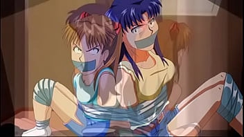 misato rei and asuka gagged bondage kidanpped and in trouble
