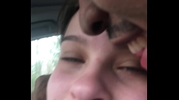 Lesbian bestfriend gets wet during a training session and bends over