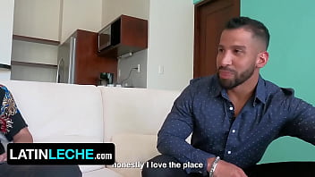 Latin Leche - Octavio Welcomes Ragel &amp_ Lucca to the Cancun paradise where clothing is optional Part1