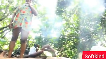 First time having sex with the local village BBC in the bush