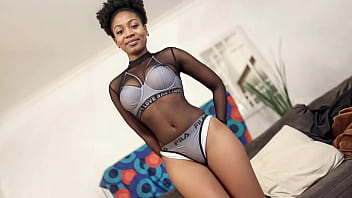 Real Amateur Black Fitness Model Rough Fucked In Homemade Couch Casting