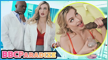 Hot MILF Scientist Milks BBC Lab Partner