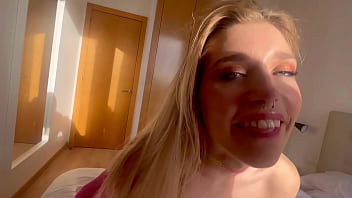 Amazing Blonde Pussy And Throatfucked By A Fat Cock