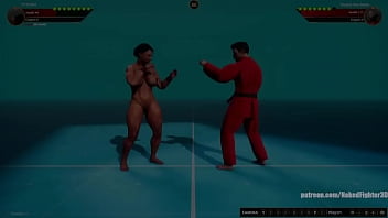 VITTORIA VS Master Ken Baiter (Naked Fighter 3D)