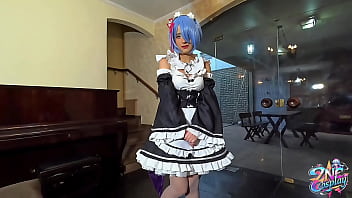 ZNE COSPLAY - REM from RE:ZERO ft. Waifus Juice &amp_ Qrozne [FREE SCENE]