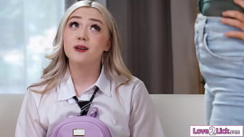 My straight big tits mature stepmom strapon fucks my pussy