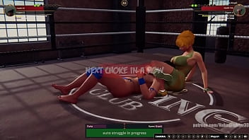 Furia VS Karen Krash (Naked Fighter 3D)