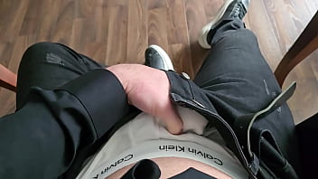 Solo Gay Daddy PhantomGentX Pumps Flaccid Cock Hard and Jerks Wildly