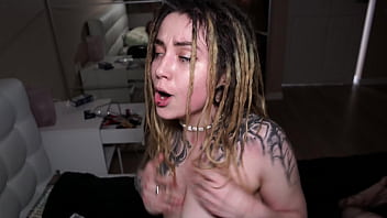 tattooed girl whore was fucked so hard she didn&#039_t remember anything in the morning