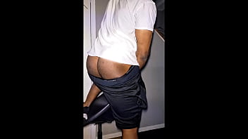 Horny Guy Humping Bed With His Big Cock Until Moaning Cumshot