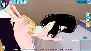 Sex with school girl in uniform [Koikatsu]