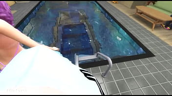 Interracial Cuckold Wife in the gym workout - the sims 4