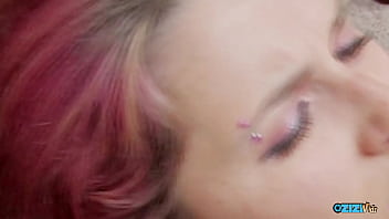 Beauty with pink hair gets her pussy fucked and eaten