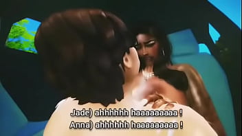 The x Sims 4 in car Sean. Anna pounds Jade dick none stop until they both cum