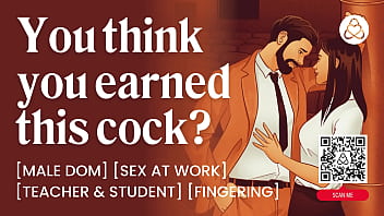 ASMR Audio Porn: Male Dom Teacher Fucks His Submissive Student  &ndash_ Sex At Work &ndash_ Erotic Audio Roleplay