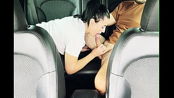 She eats his dick like a sweet cake and at the end she tastes the cream from it.