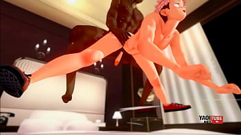 Jujutsu Kaisen Yaoi - Yuji hard anal sex